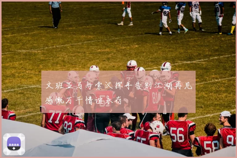 文班亚马与索汉挥手告别江湖再见感慨万千情谊永存